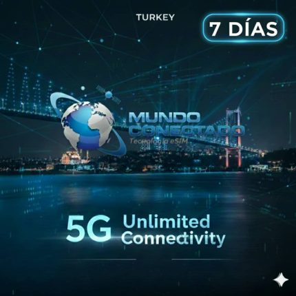 Turkey 10GB+ ILIMITADO 128KBPS POR 7 DIAS