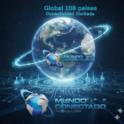GLOBAL 108 REGIONES 10GB + ILIMITADO 128KBPS POR 30 DIAS